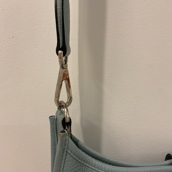 Vintage Hermes Evelyne Messenger bag — powder blue - MAJOR PRICE DROP - Picture 5 of 15